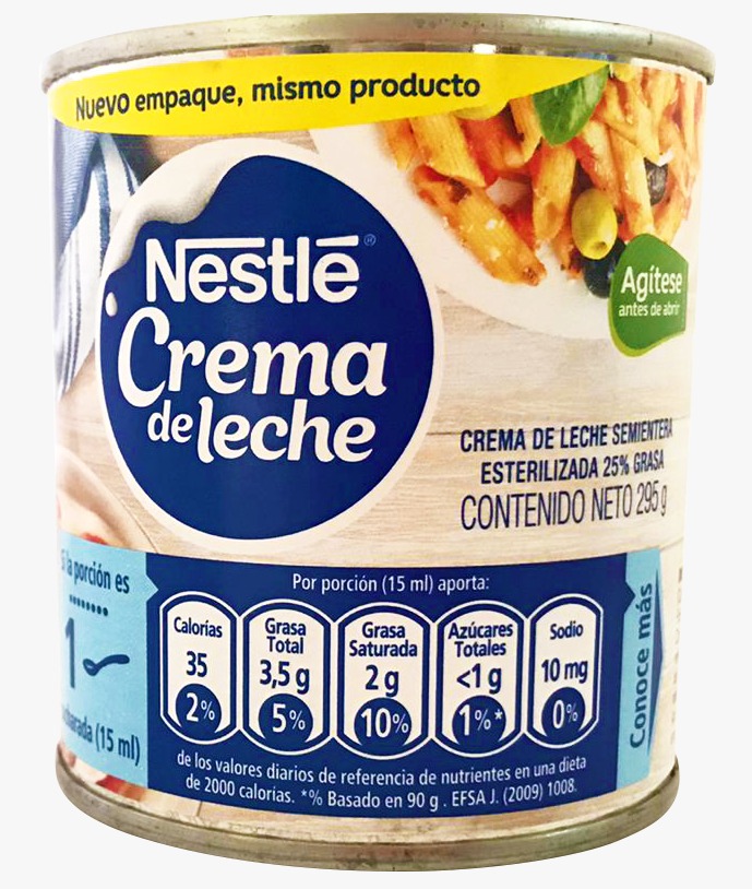 Crema de Leche Nestlé Bolsa x 186gr - Tiendas Jumbo