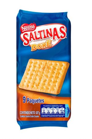 GALLETAS SALTINAS DORÉ 9 PAQUETES X 23 GR